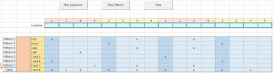 drum machine excel spreadsheet