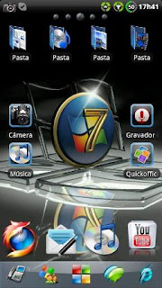 Theme Windows 7 GO Launcher EX for Android .apk