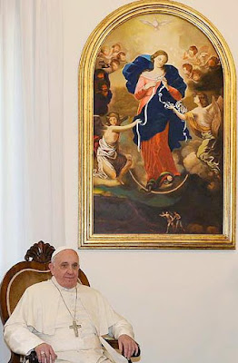 Resultado de imagen de pAPA fRANCISCO Y LA VIRGEN DESATADORA DE NUDOS