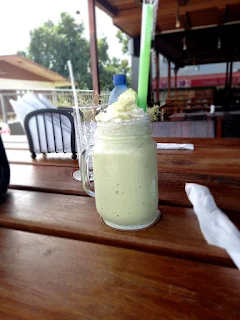 " The Pistachio Frape from The Coffee box in Paramaribo"