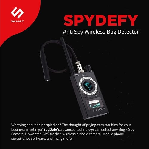 Swaart Anti Spy RF Detector Wireless Bug Detector