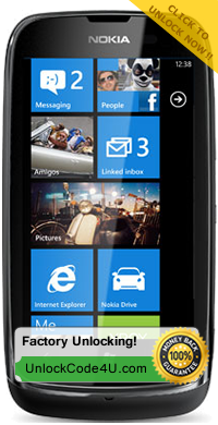 Factory Unlock Code for Nokia Lumia 610