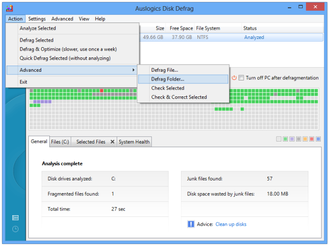 Auslogics Disk Defrag