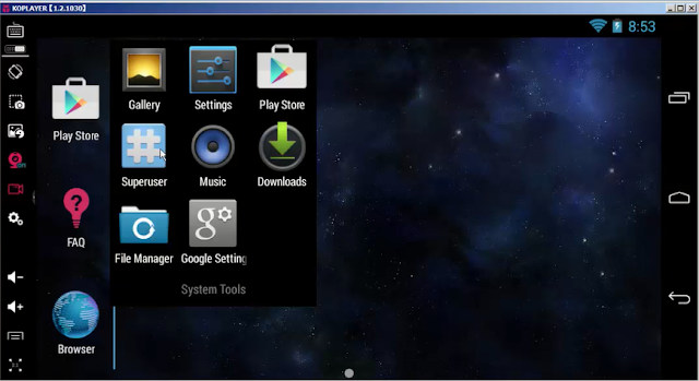 تحميل وتثبيت برنامج KOPLAYER محاكي الأندرويد الجديد 