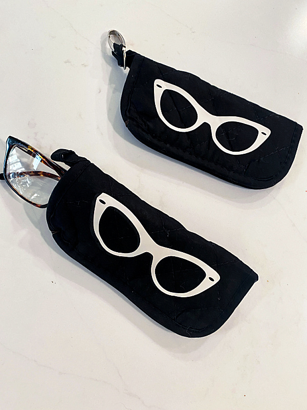 glasses cases with eyeglass decal