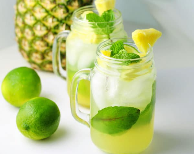 Pineapple Mojitos #summer #drink