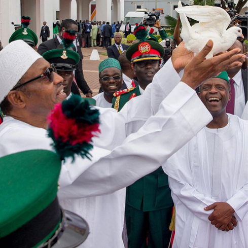 Buhari, Saraki, Osinbajo and Dogara Dazzle At Nigeria's Independence Day Celebration