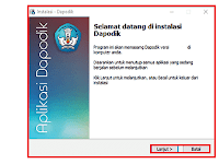 Cara Instal Pembaruan Dapodik Versi 2019.B Secara Online
