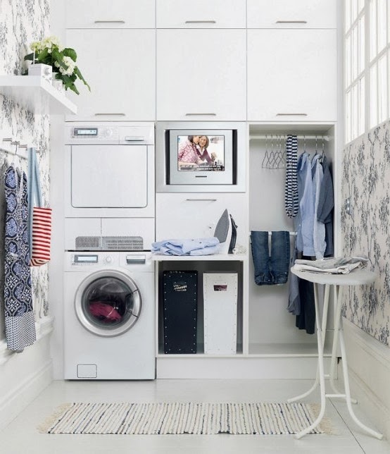 Ide cerdas dan penuh gaya menata ruang cuci  pakaian