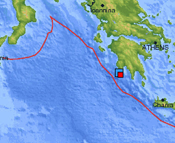 Sismo Grecia 16 de Abril de 2012