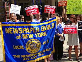 NY Guild rally for El Diario workers