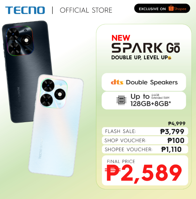 TECNO Spark Go 2024, TECNO Spark Go 2024 Philippines Price