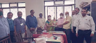 विभाग निरीक्षिका का अभिनंदन | #NayaSaberaNetwork
