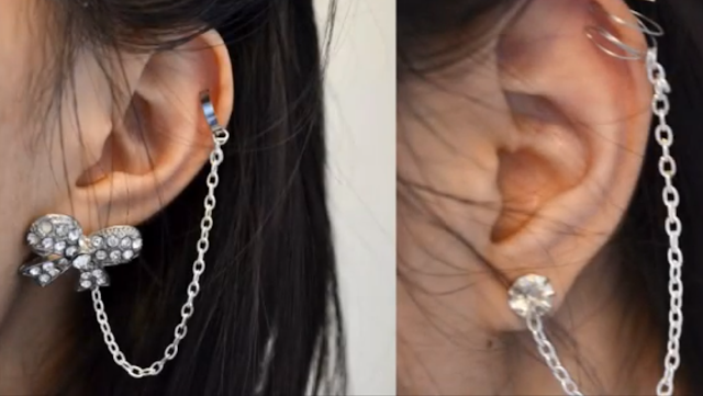 Tutorial  brincos Ear Cuff - Vídeo, dicas de como usar, fotos e modelos