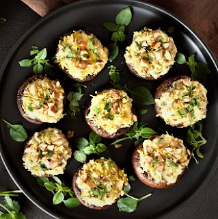 Stuffed mushrooms are a popular appetizer or side dish that consists of mushrooms.