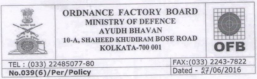 ORDNANCE FACTORY BOARD