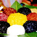 Seven color steamed glutinous rice