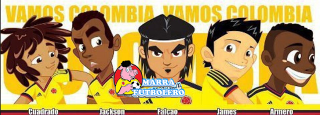 Seleccion colombia animada