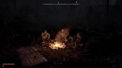 As I sat with fellow stalkers around the campfire, the huge flames provided warmth to us while the strange voices that could be heard were apparently the wolves, a weird howling sound.
