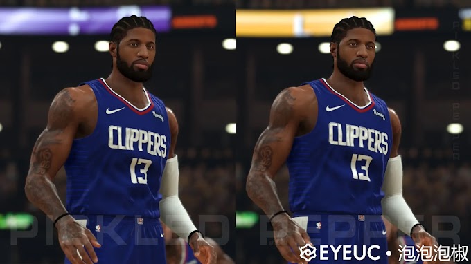 Paul George Cyberface by bubble pickled pepper | NBA 2K23