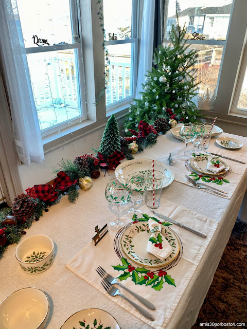 Mesa de la Cena de Nochebuena Y Navidad 2022