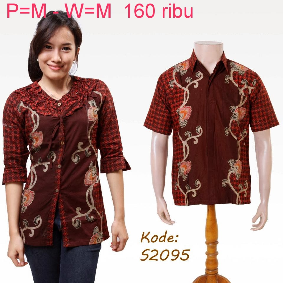  Baju  Batik  Couple  Modern  Model Batik  Model Baju  Batik 