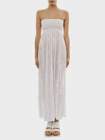 Embroidered Maxi Dress: Affordable Wedding Dresses - Strapless