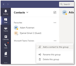 Adding Contacts to a Contact Group