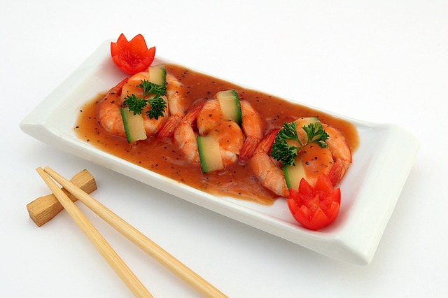 Dancing squid dish in Japanese cuisine