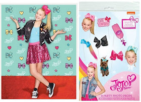JoJo Siwa party supplies-birthday picture backdrop for a fun activity