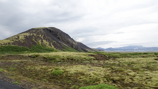 Scenery in Iceland in summer