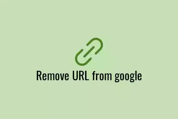 Remove URL from google