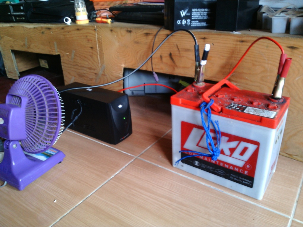 Modifikasi UPS 600 Watt Merek Power UP