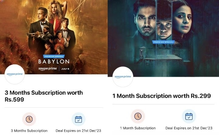 prime video with paytm cashback points