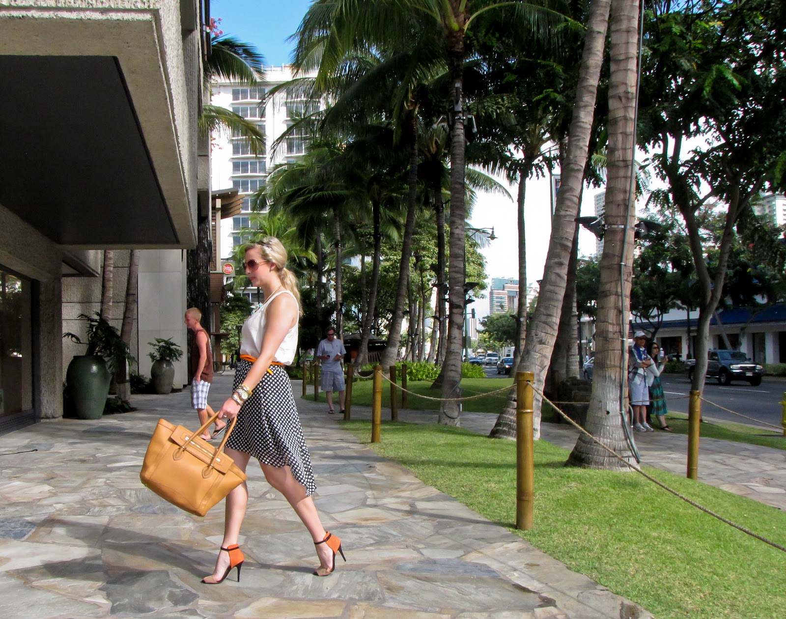 Houndstooth  High Heels: Kalakaua Avenue