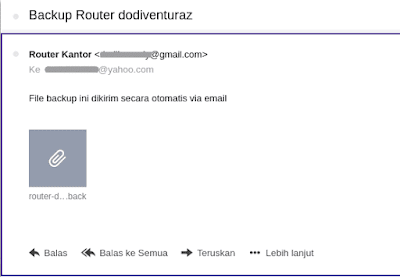 Cara Mengirim File Backup Mikrotik Secara Otomatis via Email Cara Mengirim File Backup Mikrotik Secara Otomatis via Email