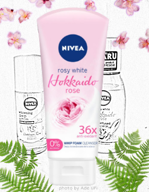 serum antioksidan dalam Nivea Hokkaido Rose Series