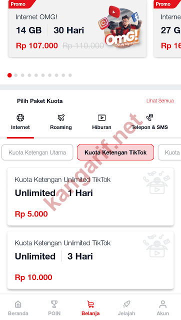 kuota ketengan unlimited telkomsel