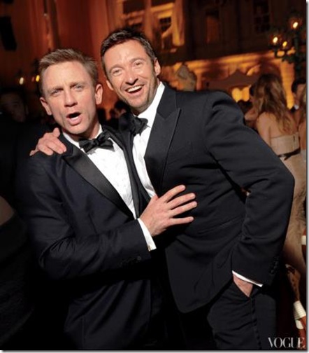 Daniel Craig and Hugh Jackman in 2010