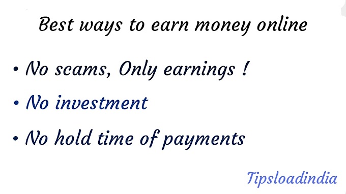 Earn money online without investment - 5 best ways