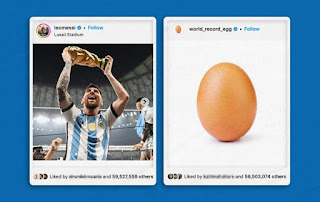 World Record Egg” as most-liked Instagram post of all time.