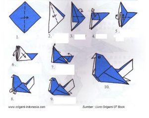 37+ Hiasan Burung Dari Kertas Origami, Paling Keren!