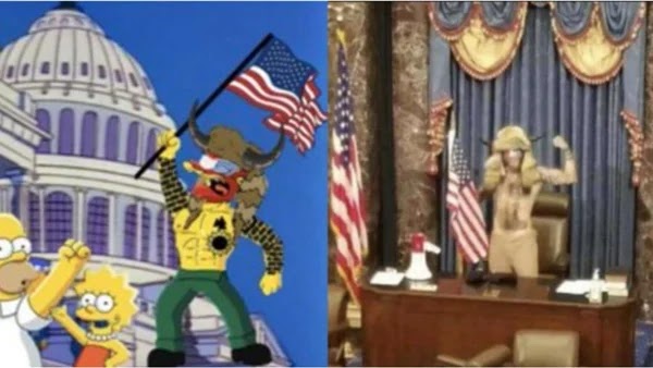 Vikings Man Did The Series The Simpsons Predict The Storming Of Congress Vikings Man Did The Series The Simpsons Predict The Storming Of Congress