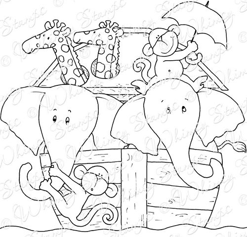 Noah Coloring Page