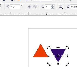 Cara Membuat Abstrak Segitiga Dengan Corel Draw