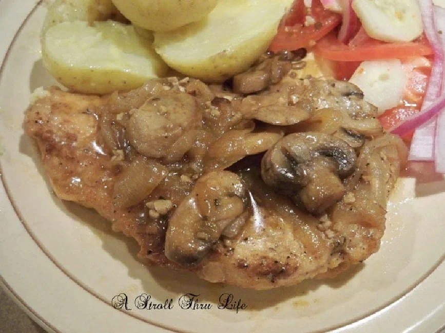 garlic mushroom chicken