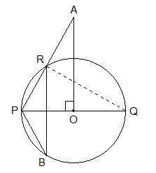 PQ is the diameter of a circle with centre at O and AP⊥PQ