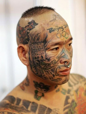 Tattoos of Beijing olympic