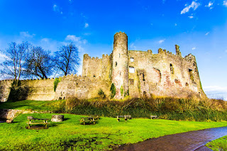 Castillo de Laugharne Castle Wales UK