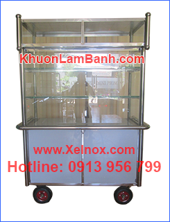 Tủ bán cơm inox